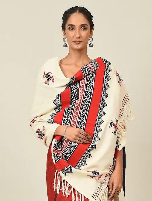 Toda Embroidery Stole